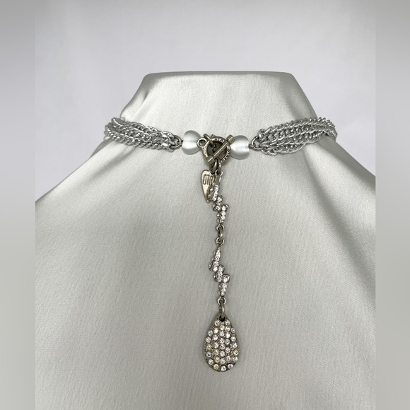 Rodrigo Otazu Swarovski Crystal Drop Necklace - Picture 2 of 3